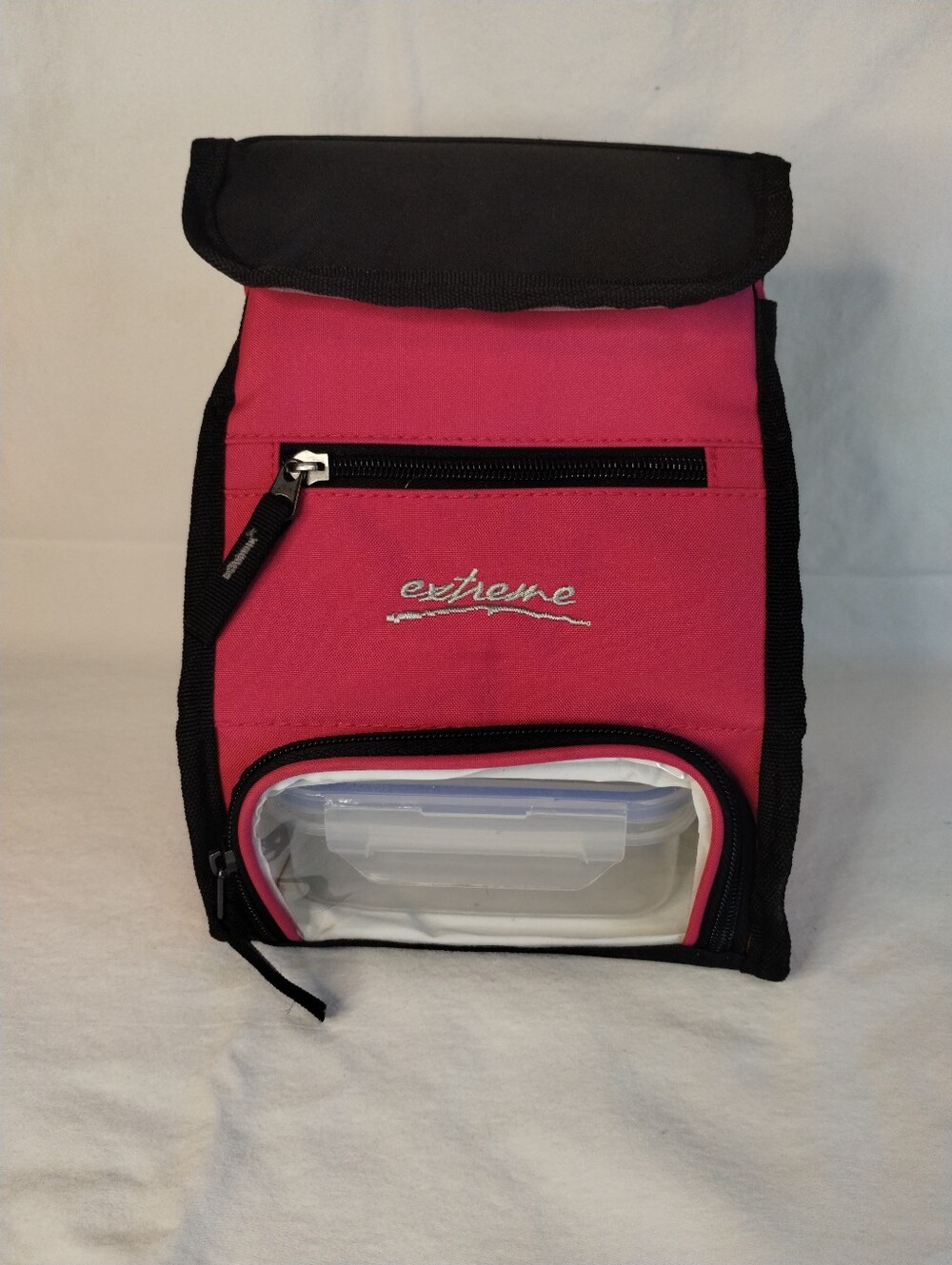 Extreme Pak dual-compartment insulated lunch box cooler bag